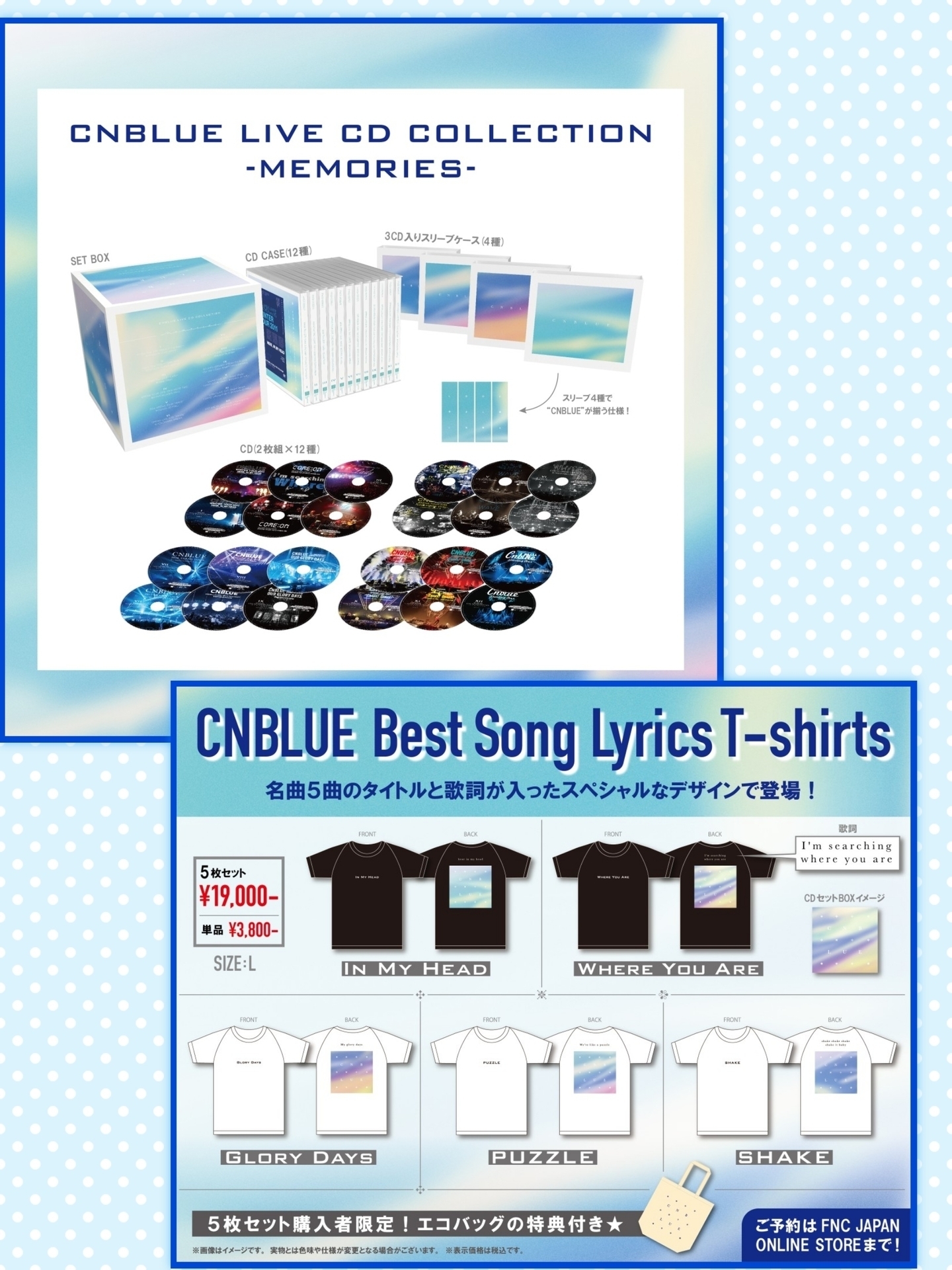 CNBLUE LIVE CD Collection Memories - K-POP/アジア